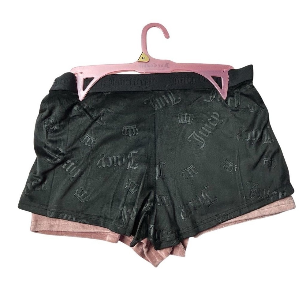 Juicy Couture Women's Sleep Shorts 2-Pack M Multicolor Rhinestone‎